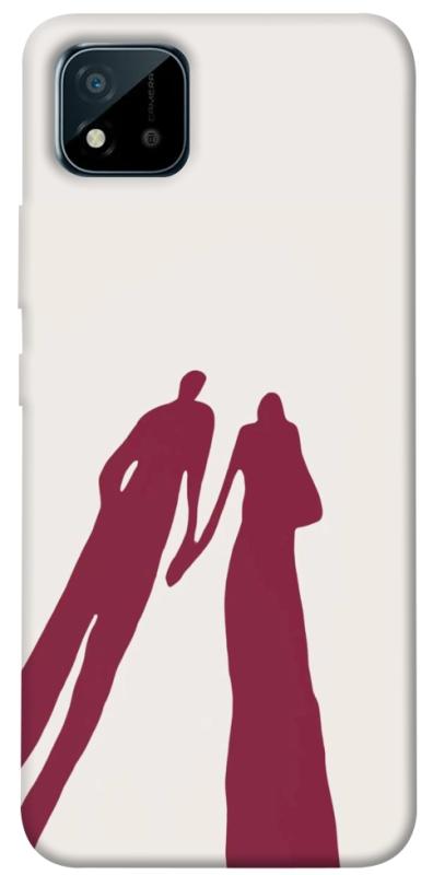 Чехол itsPrint Shadow couple для Realme C11 (2021), любовь, купить оптом с доставкой