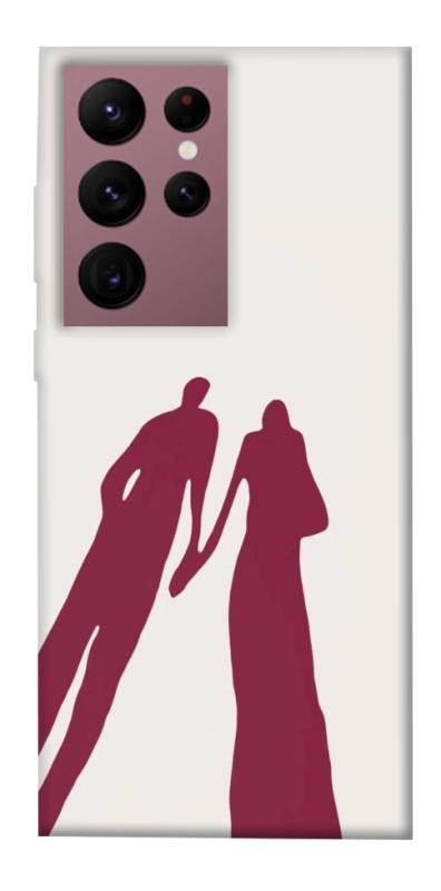 Чехол itsPrint Shadow couple для Samsung Galaxy S22 Ultra, любовь, купить оптом с доставкой