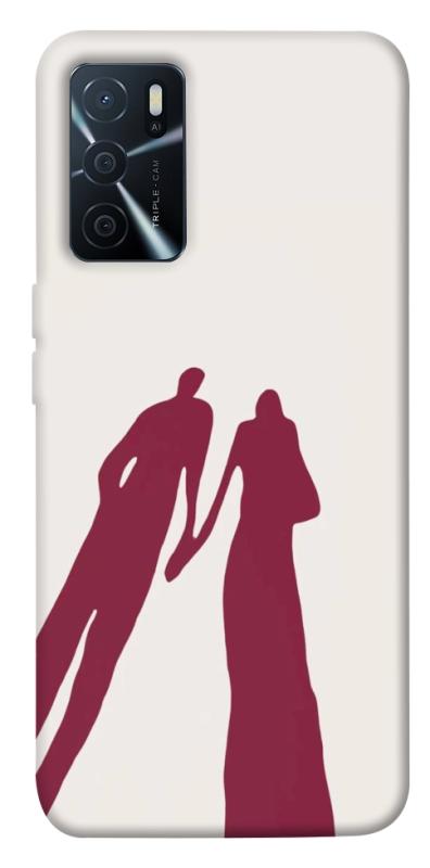 Чехол itsPrint Shadow couple для Oppo A16s / A16, любовь, купить оптом с доставкой