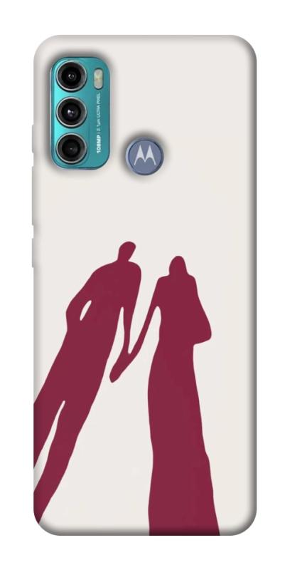Чохол itsPrint Shadow couple для Motorola Moto G60, кохання, купити оптом з доставкою