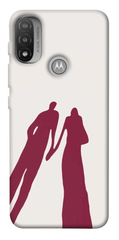Чехол itsPrint Shadow couple для Motorola Moto E20, любовь, купить оптом с доставкой