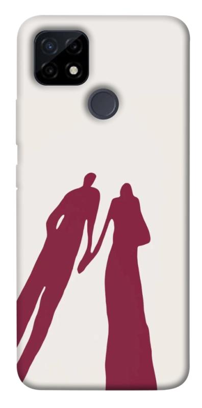 Чехол itsPrint Shadow couple для Realme C12, любовь, купить оптом с доставкой