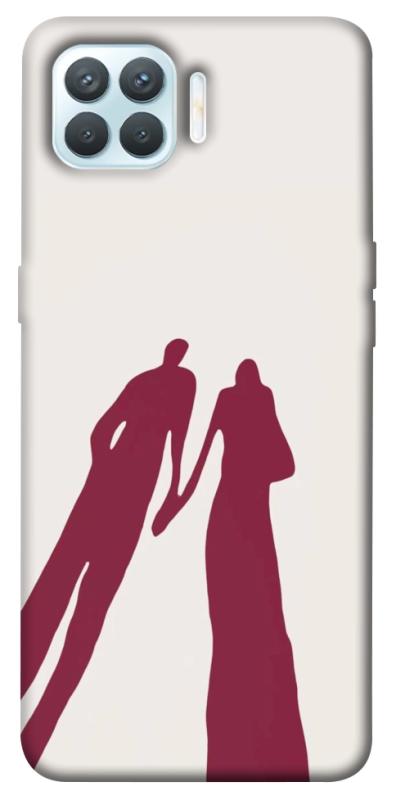Чехол itsPrint Shadow couple для Oppo F17 Pro, любовь, купить оптом с доставкой