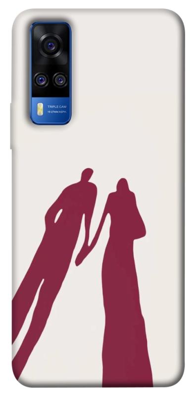 Чехол itsPrint Shadow couple для Vivo Y51a, любовь, купить оптом с доставкой