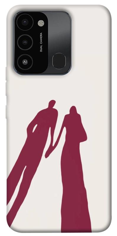 Чехол itsPrint Shadow couple для TECNO Spark 8C, любовь, купить оптом с доставкой