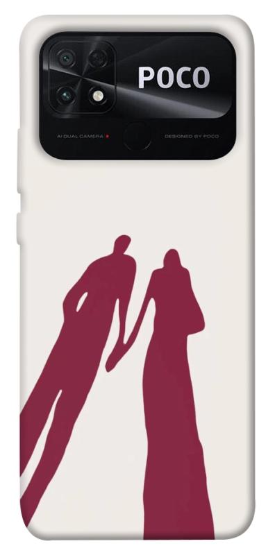 Чехол itsPrint Shadow couple для Xiaomi Poco C40, любовь, купить оптом с доставкой