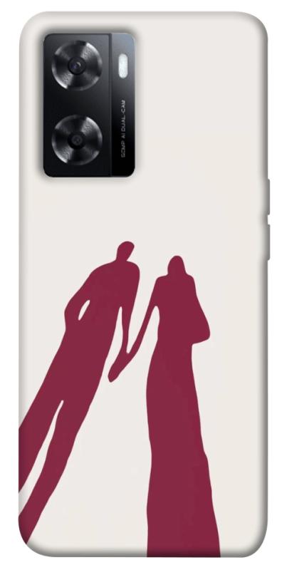 Чехол itsPrint Shadow couple для Oppo A57s, любовь, купить оптом с доставкой