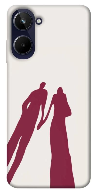 Чехол itsPrint Shadow couple для Realme 10 4G, любовь, купить оптом с доставкой