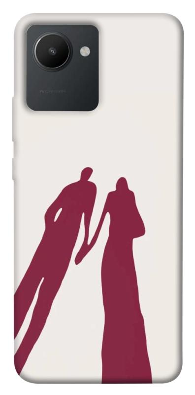 Чехол itsPrint Shadow couple для Realme C30s, любовь, купить оптом с доставкой