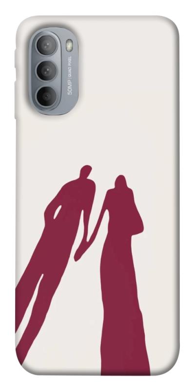 Чехол itsPrint Shadow couple для Motorola Moto G31, любовь, купить оптом с доставкой