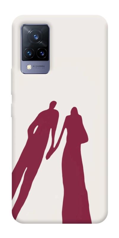 Чохол itsPrint Shadow couple для Vivo V21, кохання, купити оптом з доставкою