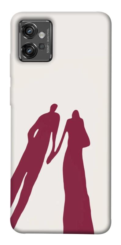 Чехол itsPrint Shadow couple для Motorola Moto G32, любовь, купить оптом с доставкой