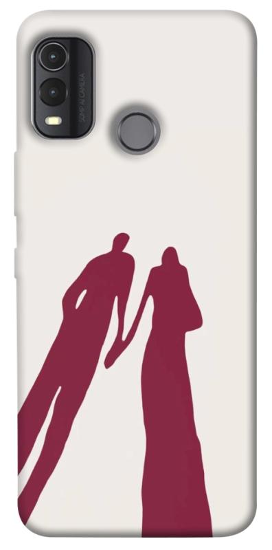 Чехол itsPrint Shadow couple для Nokia G11 Plus, любовь, купить оптом с доставкой