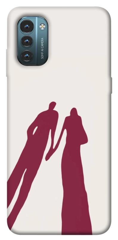 Чехол itsPrint Shadow couple для Nokia G21, любовь, купить оптом с доставкой