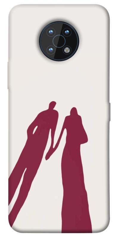 Чехол itsPrint Shadow couple для Nokia G50, любовь, купить оптом с доставкой