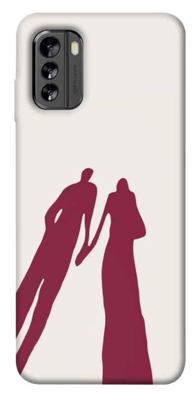 Чехол itsPrint Shadow couple для Nokia G60, любовь, купить оптом с доставкой