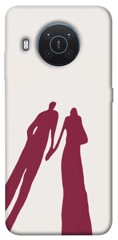Чехол itsPrint Shadow couple для Nokia X10 / X20, любовь, купить оптом с доставкой