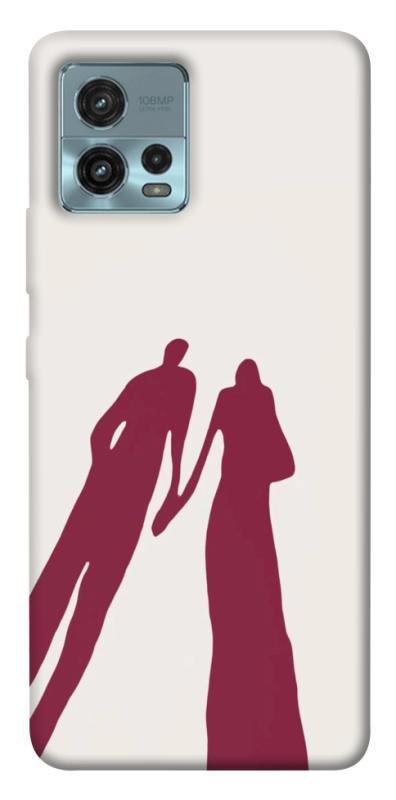 Чехол itsPrint Shadow couple для Motorola Moto G72, любовь, купить оптом с доставкой