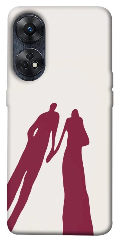 Чехол itsPrint Shadow couple для Oppo Reno 8 T 4G, любовь, купить оптом с доставкой