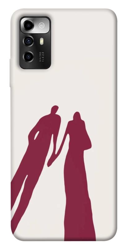 Чехол itsPrint Shadow couple для ZTE Blade V40 Vita, любовь, купить оптом с доставкой