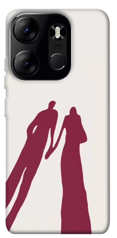 Чехол itsPrint Shadow couple для Tecno Spark Go 2023, любовь, купить оптом с доставкой