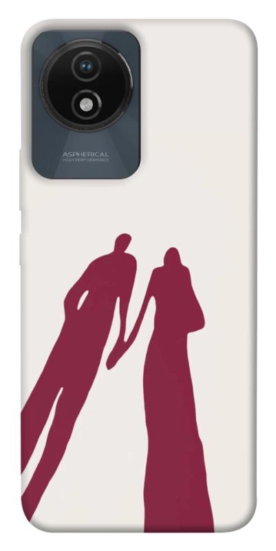 Чехол itsPrint Shadow couple для Vivo Y02, любовь, купить оптом с доставкой