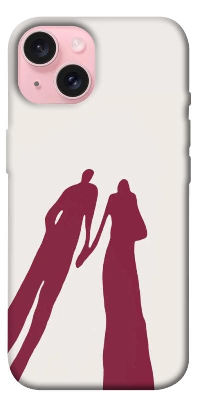Чехол itsPrint Shadow couple для Apple iPhone 15 (6.1"), любовь, купить оптом с доставкой
