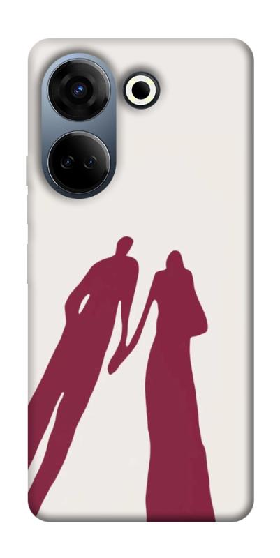 Чехол itsPrint Shadow couple для TECNO Camon 20 Pro (CK7n), любовь, купить оптом с доставкой