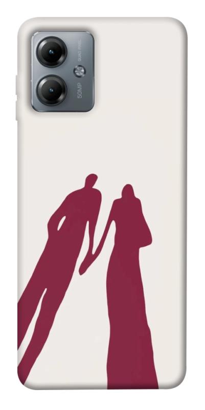 Чехол itsPrint Shadow couple для Motorola Moto G14, любовь, купить оптом с доставкой