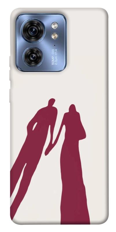 Чехол itsPrint Shadow couple для Motorola Edge 40, любовь, купить оптом с доставкой
