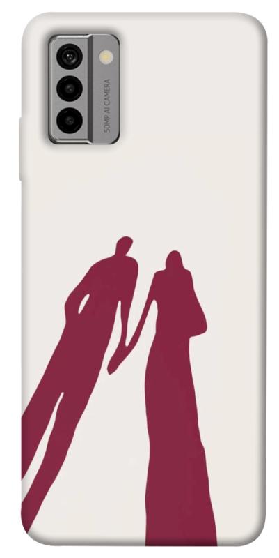 Чехол itsPrint Shadow couple для Nokia G22, любовь, купить оптом с доставкой