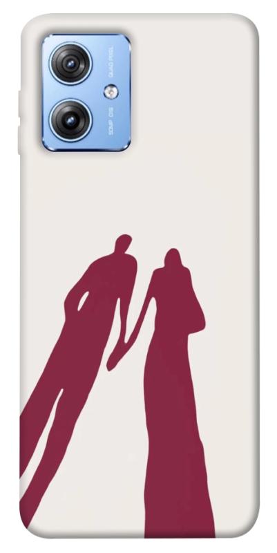 Чохол itsPrint Shadow couple для Motorola Moto G84, кохання, купити оптом з доставкою
