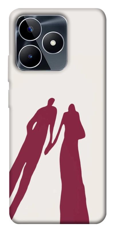 Чохол itsPrint Shadow couple для Realme C53, кохання, купити оптом з доставкою