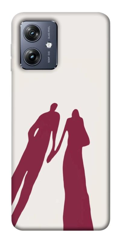 Чехол itsPrint Shadow couple для Motorola Moto G54, любовь, купить оптом с доставкой