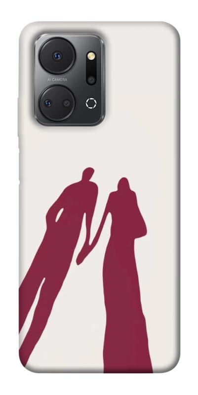 Чехол itsPrint Shadow couple для Huawei Honor X7a, любовь, купить оптом с доставкой