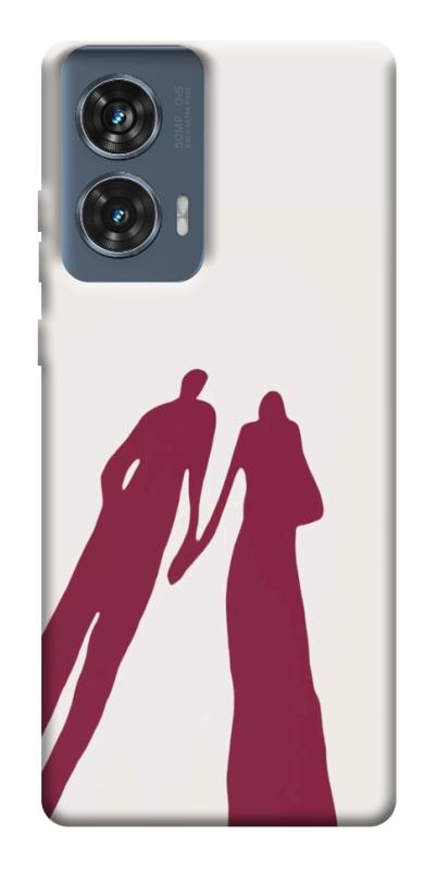 Чохол itsPrint Shadow couple для Motorola Edge 50 Fusion, кохання, купити оптом з доставкою