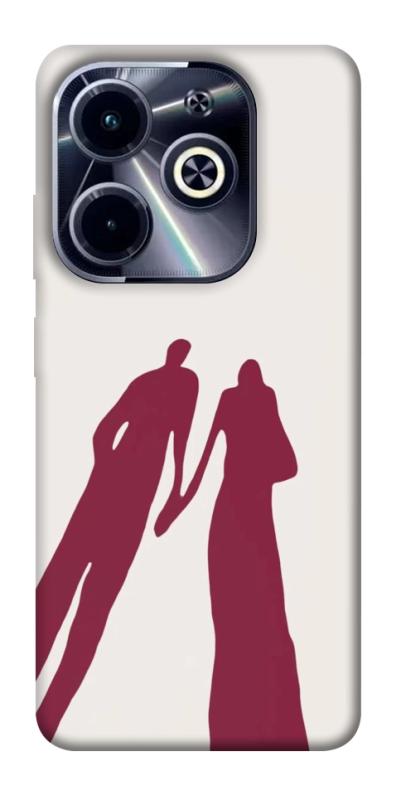 Чехол itsPrint Shadow couple для Infinix Hot 40i, любовь, купить оптом с доставкой