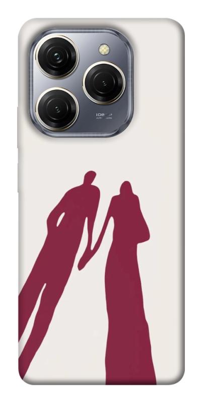 Чехол itsPrint Shadow couple для TECNO Spark 20 Pro, любовь, купить оптом с доставкой