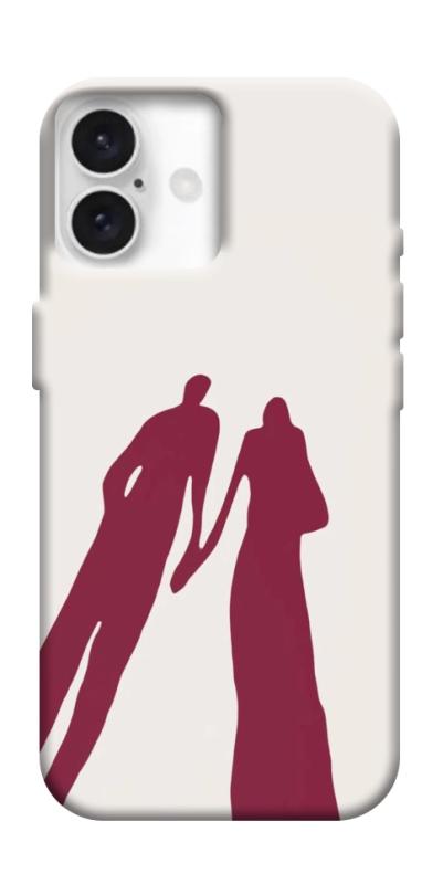 Чехол itsPrint Shadow couple для Apple iPhone 16 (6.1"), любовь, купить оптом с доставкой
