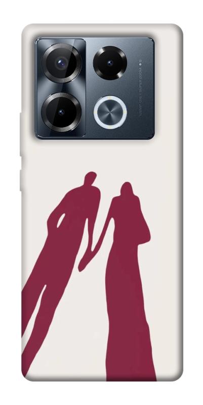 Чехол itsPrint Shadow couple для Infinix Note 40 Pro 4G, любовь, купить оптом с доставкой