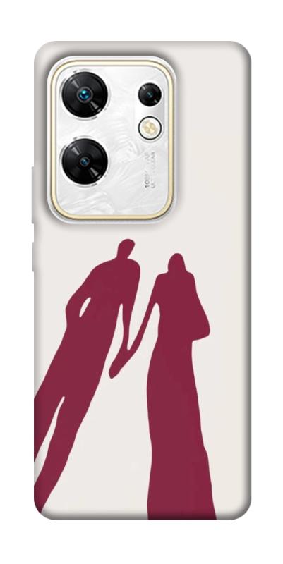 Чехол itsPrint Shadow couple для Infinix Zero 30 4G, любовь, купить оптом с доставкой