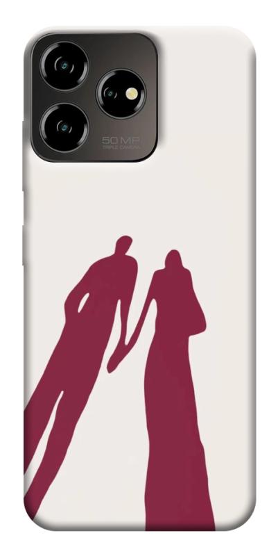 Чехол itsPrint Shadow couple для ZTE Blade V50 Desing 4G, любовь, купить оптом с доставкой
