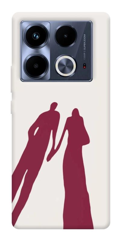 Чехол itsPrint Shadow couple для Infinix Note 40 4G, любовь, купить оптом с доставкой