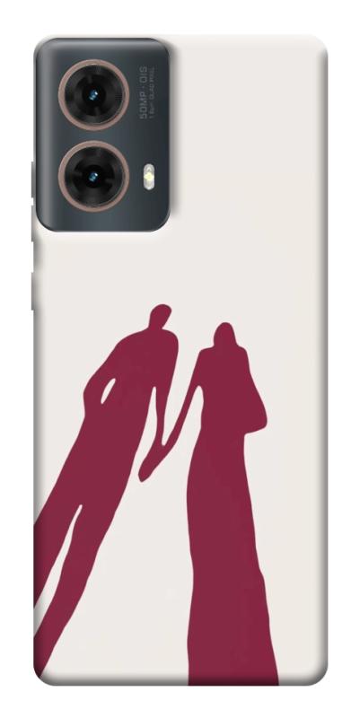Чехол itsPrint Shadow couple для Motorola Moto G85, любовь, купить оптом с доставкой