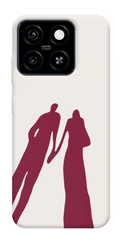 Чехол itsPrint Shadow couple для ZTE Blade A55 4G, любовь, купить оптом с доставкой