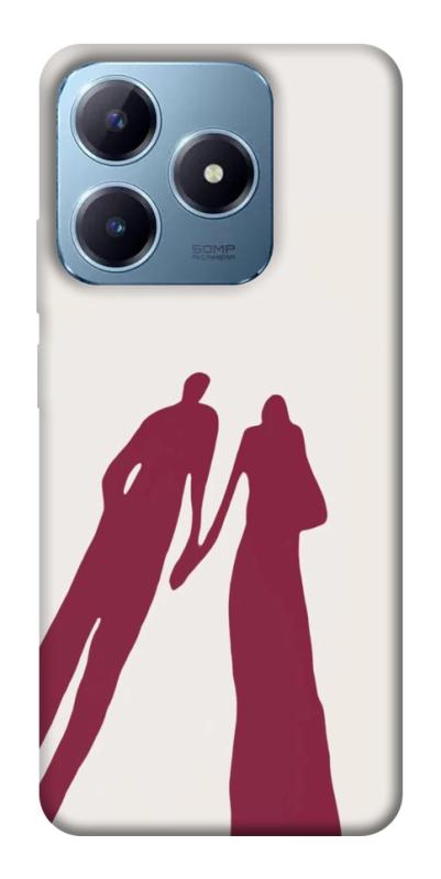 Чехол itsPrint Shadow couple для Realme C63 4G, любовь, купить оптом с доставкой