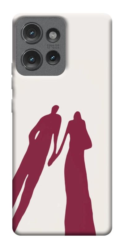 Чехол itsPrint Shadow couple для Motorola Edge 50, любовь, купить оптом с доставкой