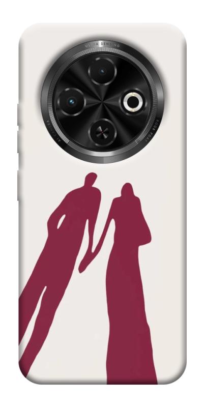 Чохол itsPrint Shadow couple для TECNO Spark 30C, кохання, купити оптом з доставкою