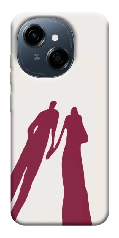 Чехол itsPrint Shadow couple для TECNO Spark Go 1, любовь, купить оптом с доставкой