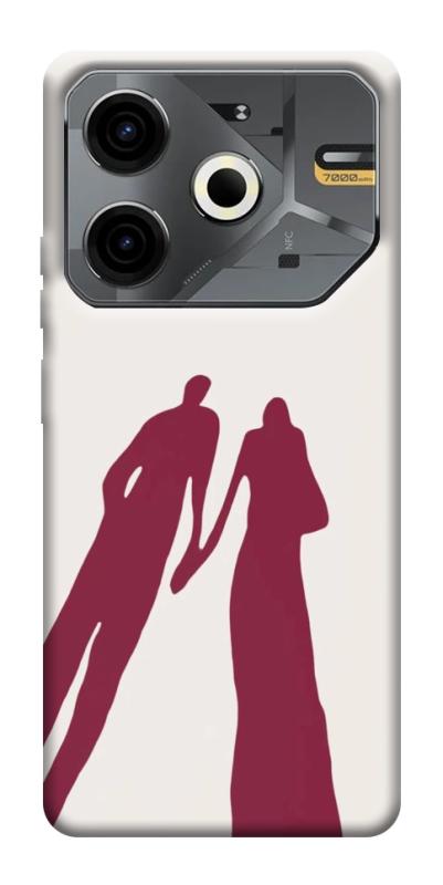 Чехол itsPrint Shadow couple для TECNO Pova 6 Neo (LI6), любовь, купить оптом с доставкой